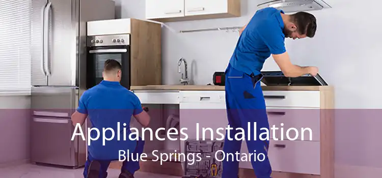 Appliances Installation Blue Springs - Ontario