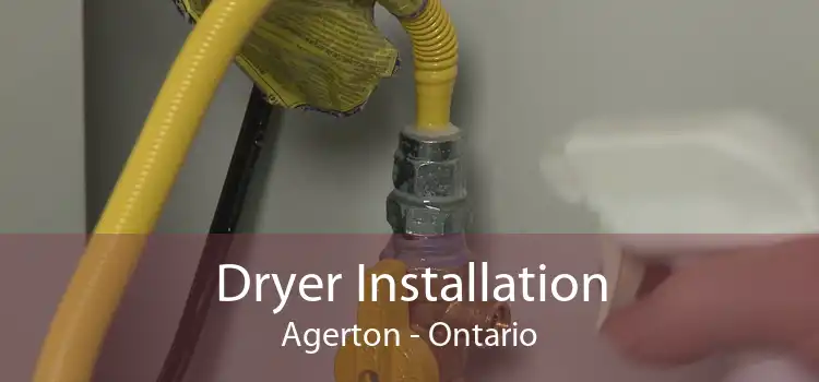 Dryer Installation Agerton - Ontario