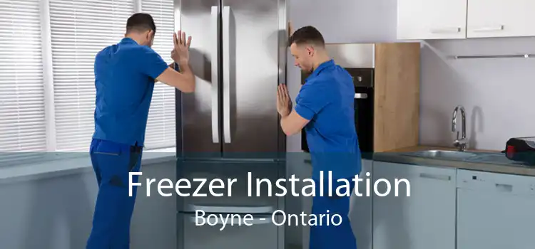 Freezer Installation Boyne - Ontario