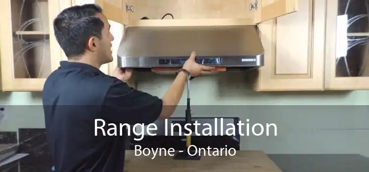 Range Installation Boyne - Ontario